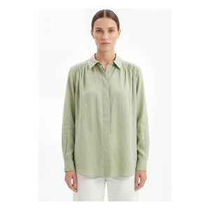 Hod - Camisa de algodón Madrid | Verde matcha