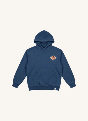 Hundred Pieces - Pat Freedom Sudadera Orgánica de Algodón | Gris azul