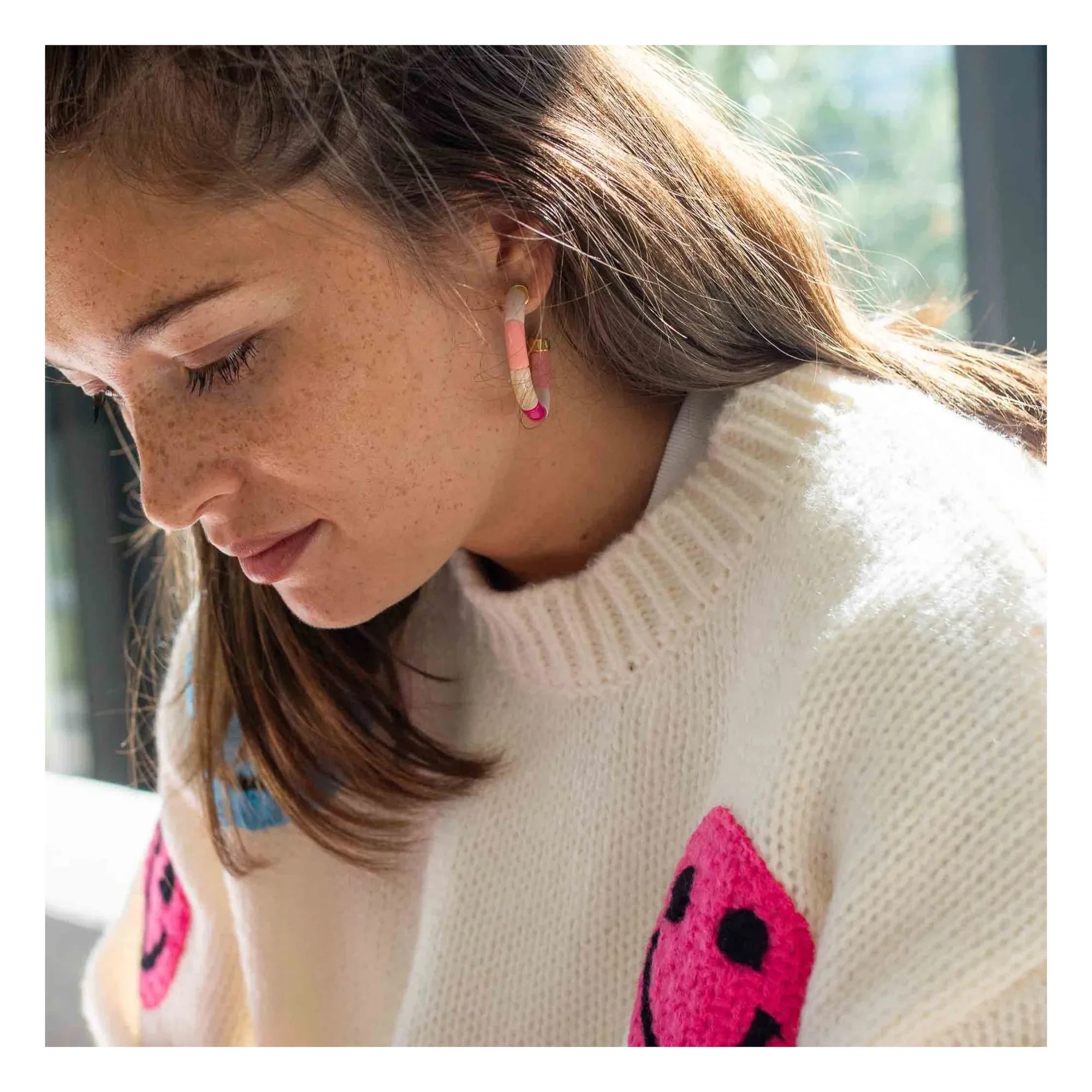 Parabaya - Pendientes Bola Personalizados | Rosa