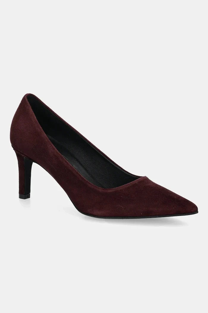 Zapatos de tacón fino de ante Furla Essential Decolleté