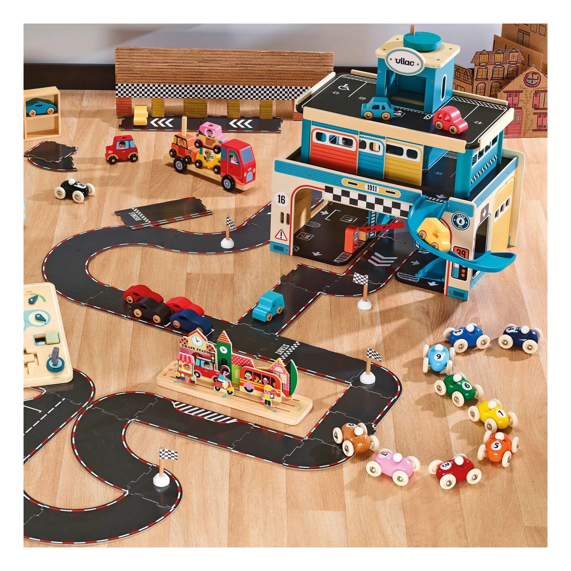 Vilac - Juego Stack'auto City