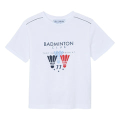 Tartine et Chocolat - Camiseta Club Bádminton | Blanco