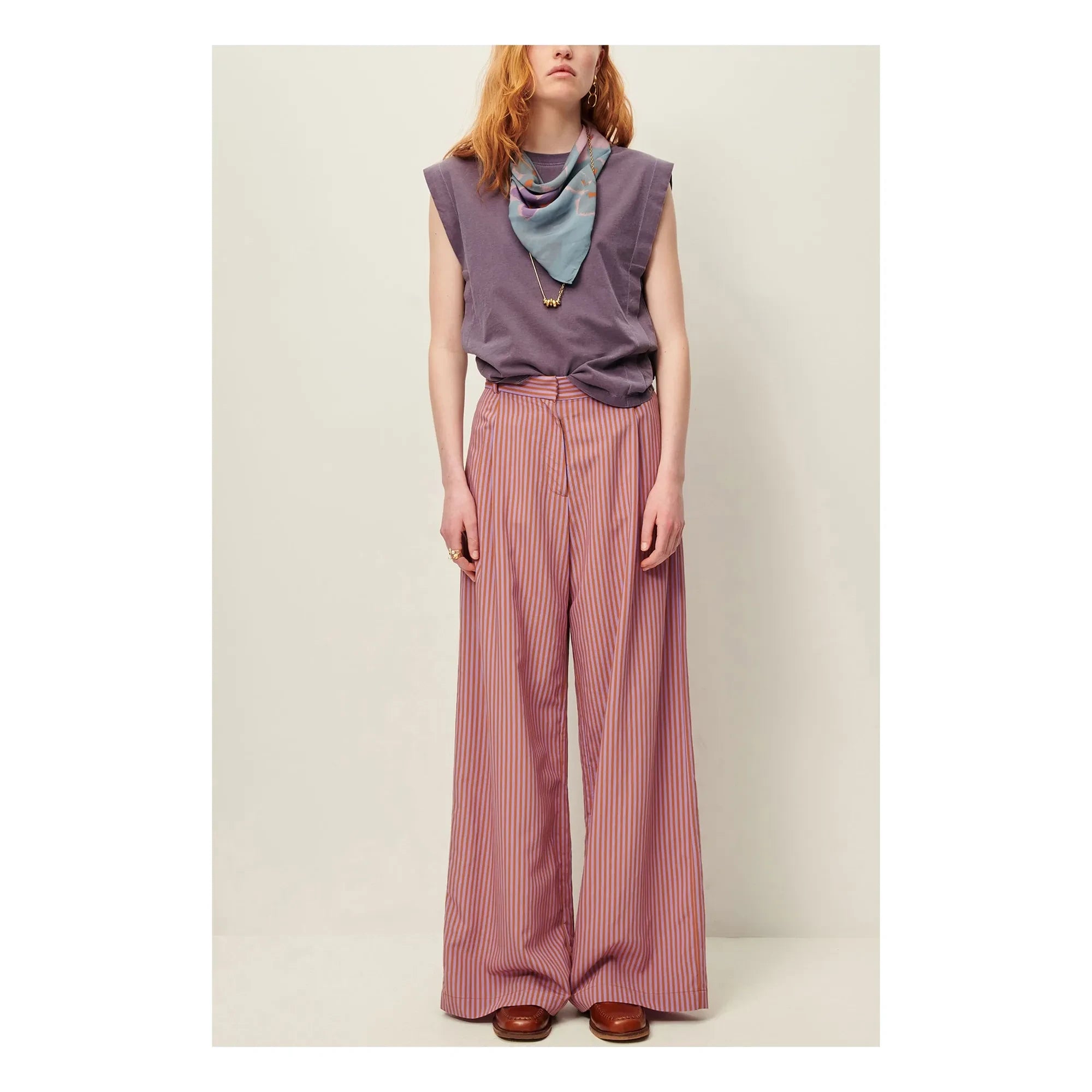 Sessùn - Camiseta de algodón Orlando | Morado