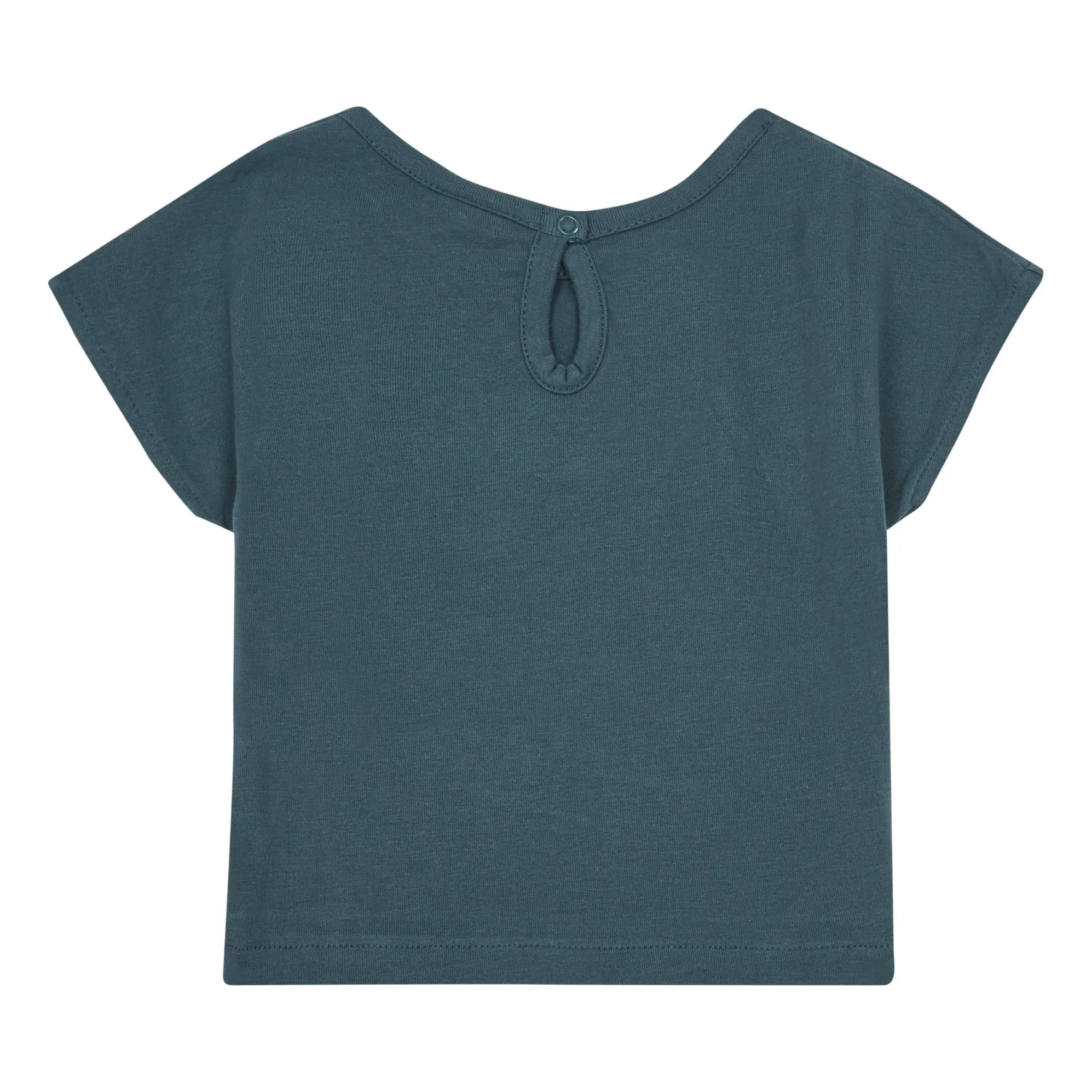 Gray Label - Camiseta de bebé de algodón orgánico | Gris azulado