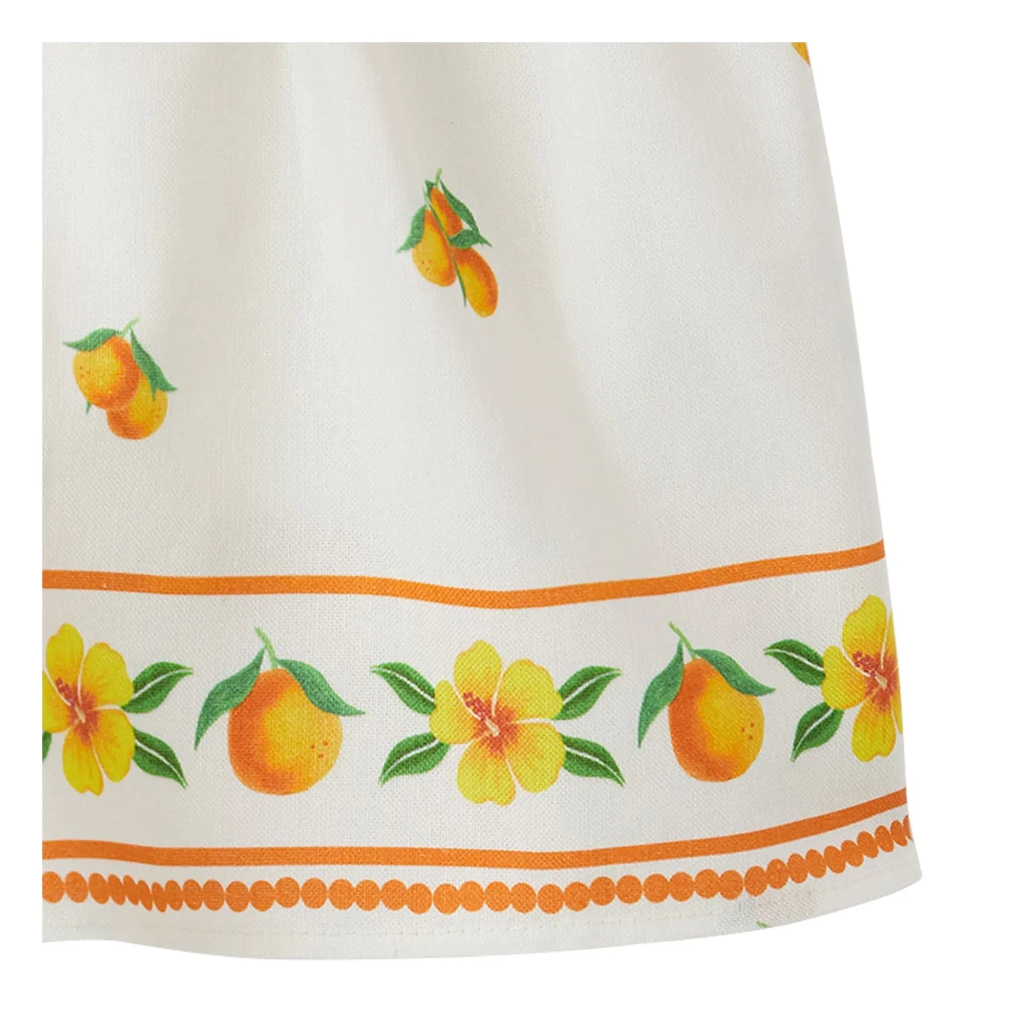 Fábula - Shorts con cordones naranjas | Blanco