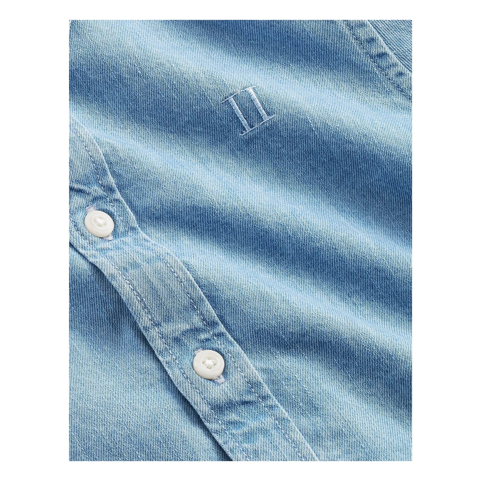 Les Deux - Camisa vaquera Konrad | Azul lavado