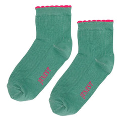 Jenest - Calcetines Festo Elegantes Algodón Orgánico | Verde