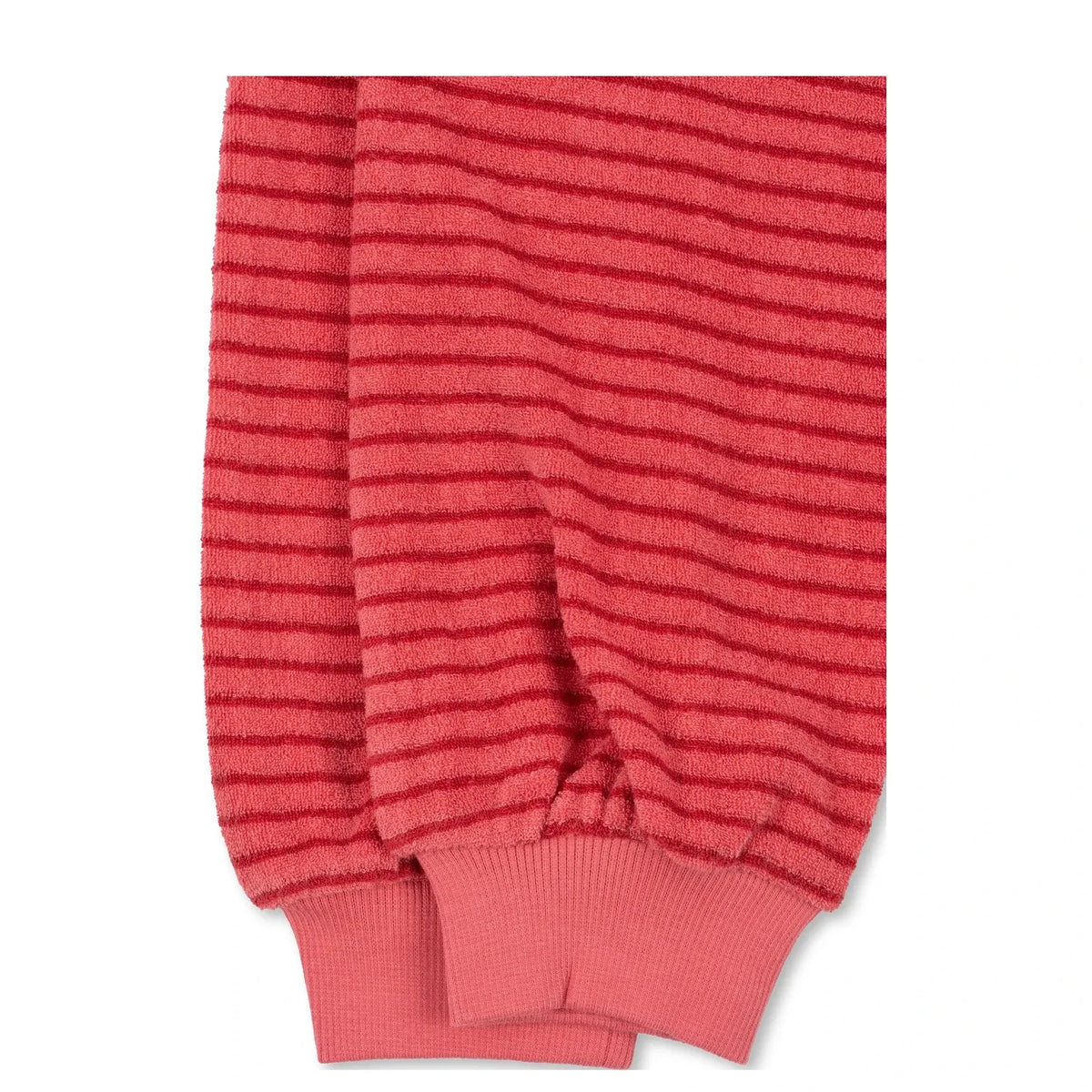 Konges Sløjd - Jogger de algodón orgánico a rayas Itty | Rosa