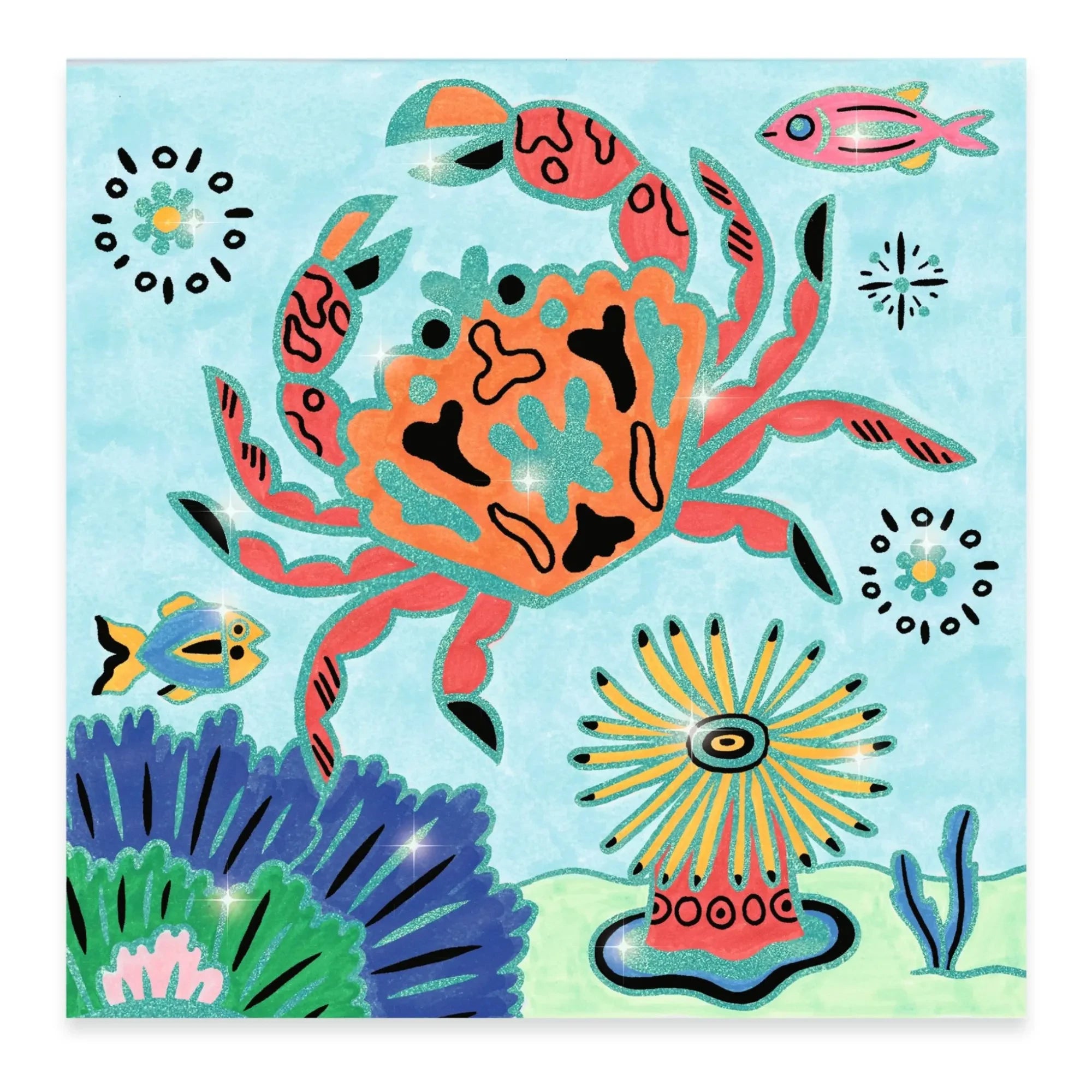Djeco - Páginas para colorear bajo el mar