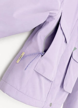 Töastie - Impermeable, Chaqueta Con Forro De Fibra Reciclada | Lila