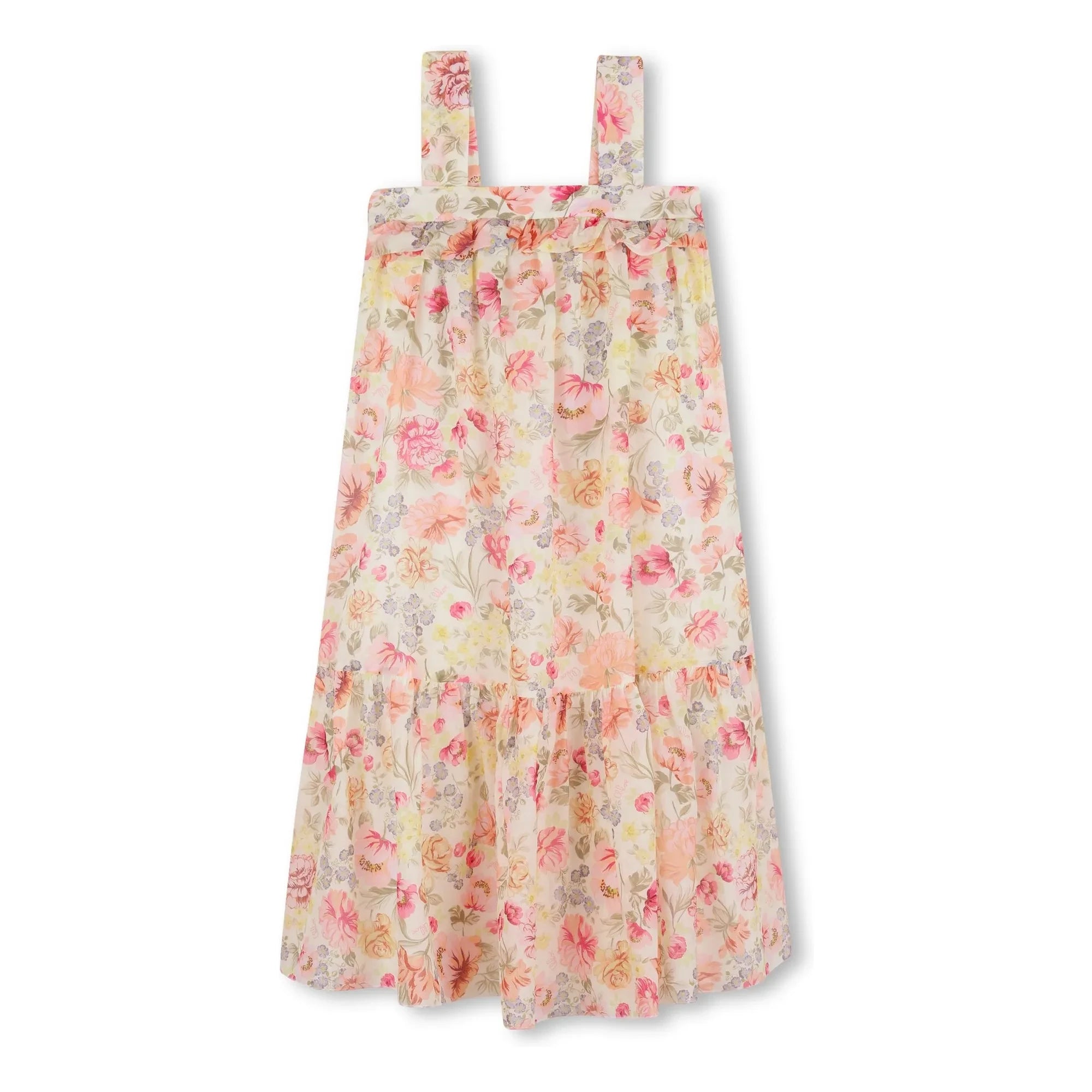 Chloé - Vestido sin tirantes de algodón orgánico | Crema
