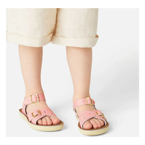 Salt-Water - Sandalias de cuero impermeables Sweetheart | Rosa claro