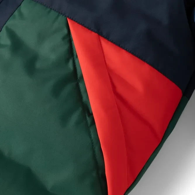 Liewood - Chaqueta Bran Colorblock fabricada con fibras recicladas | Azul marino