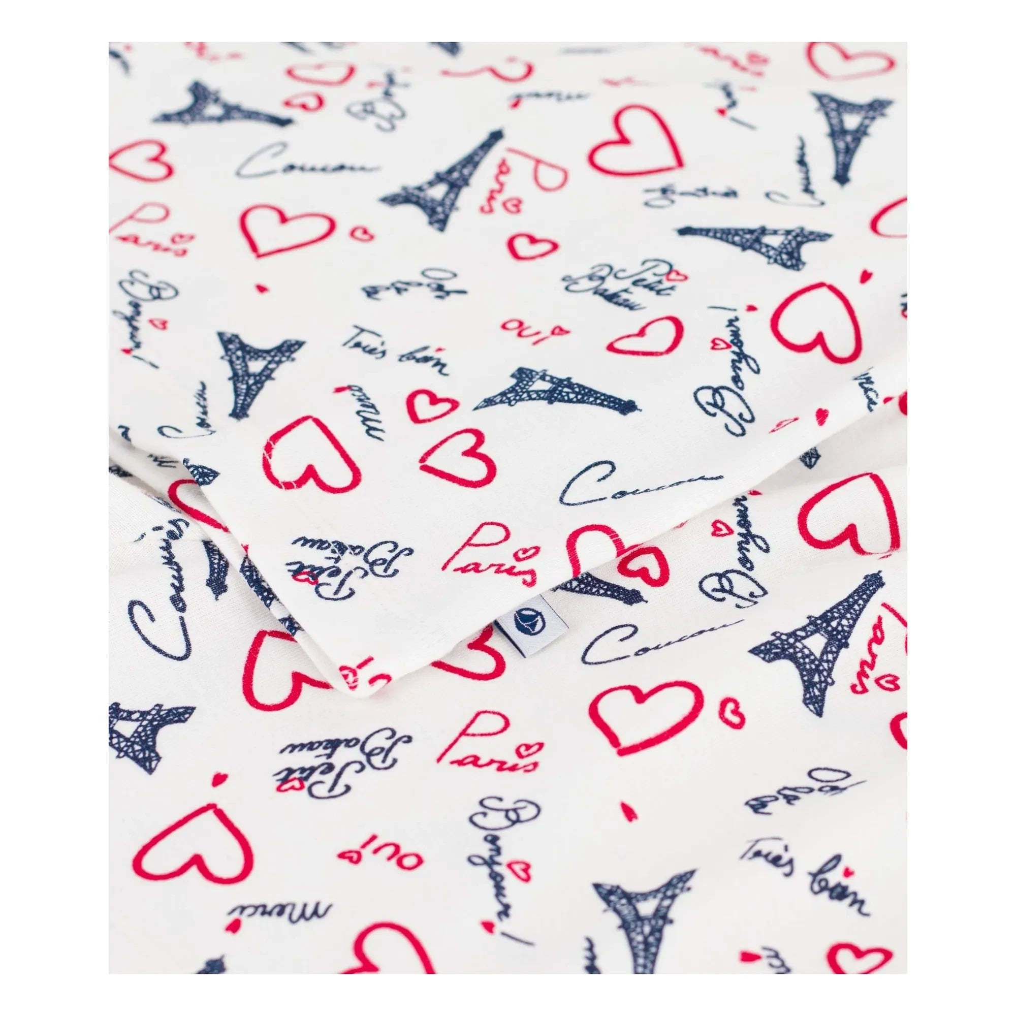 Petit Bateau - Pijama corto París | Blanco