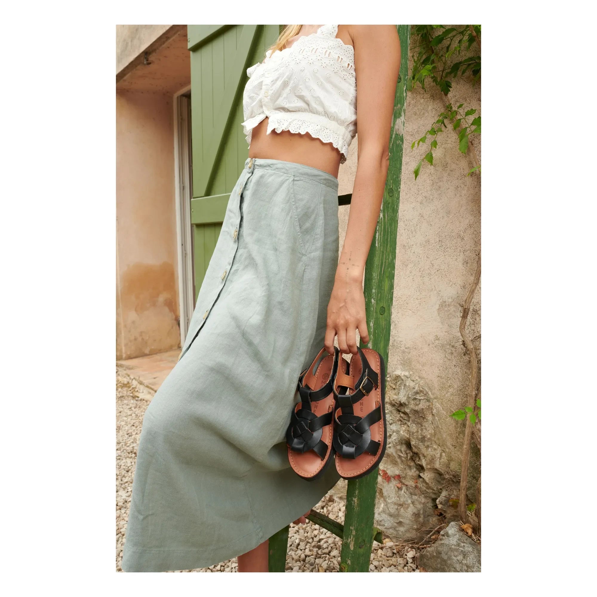 Mapache - Sandalias Tulum | Negro