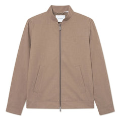 Les Deux - Chaqueta Bomber con Textura Como | Marrón