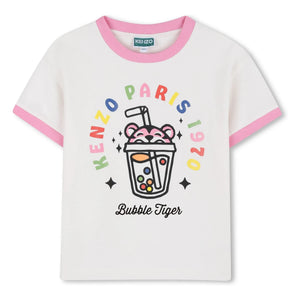 Kenzo - Camiseta Happy Sweet Bubble Tiger | Blanco