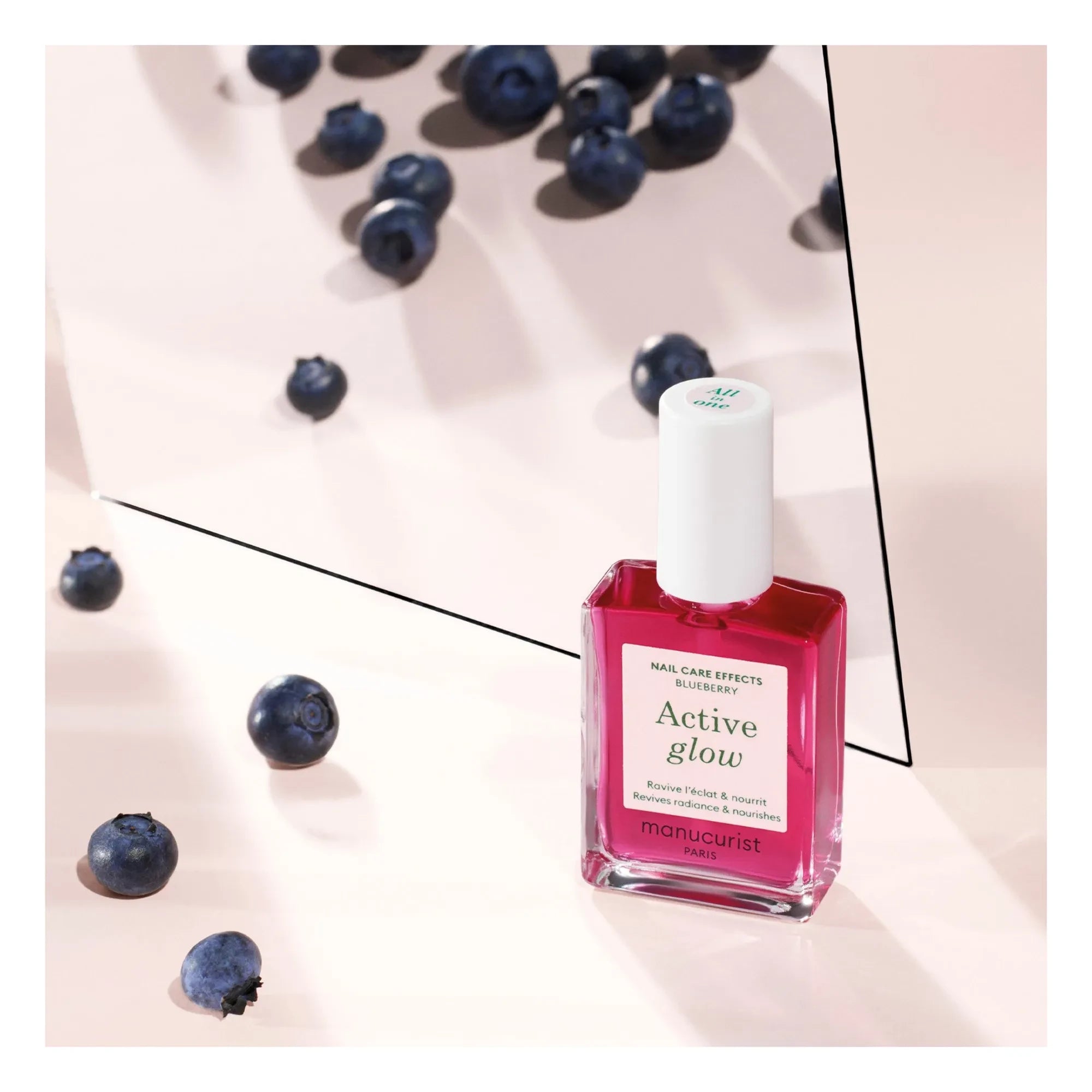 Manucurist - Active Glow Yaban Mersini Tırnak Bakımı - 15 ml | Pembe