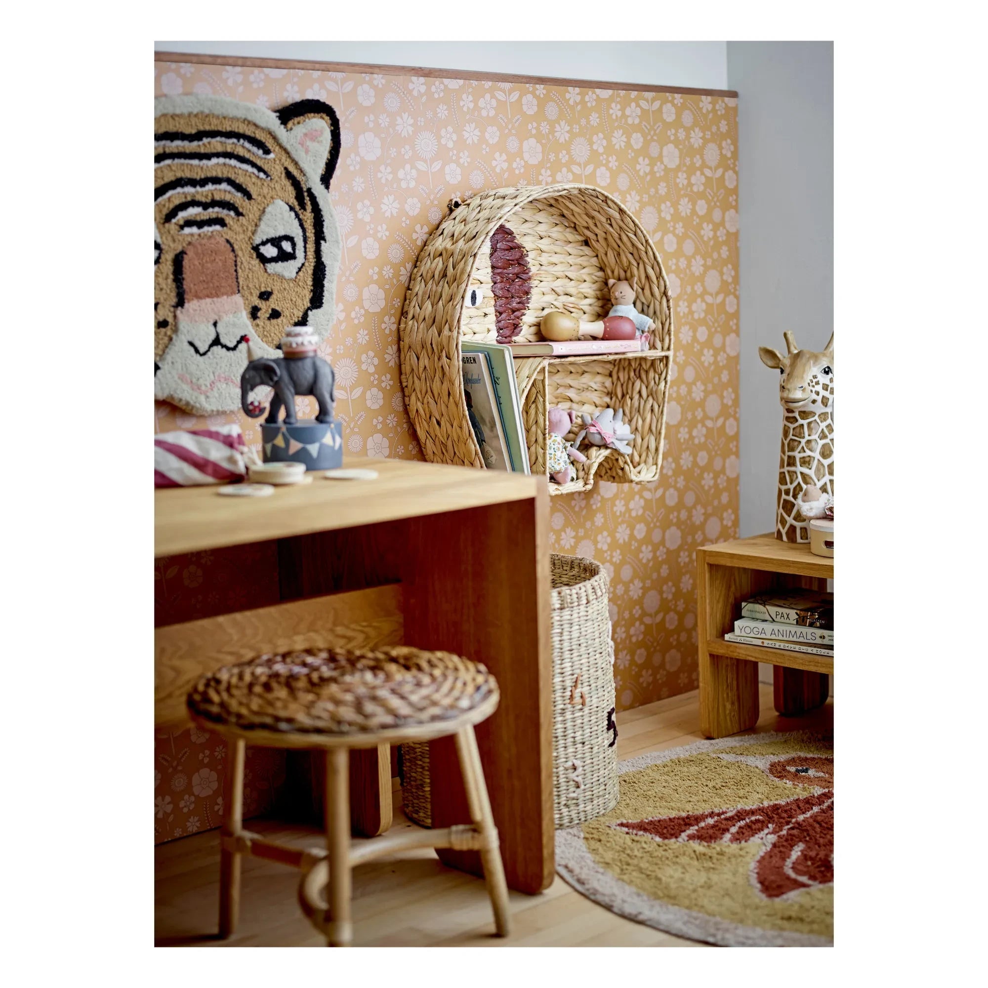 Bloomingville Mini - Portavelas Elefante Flor