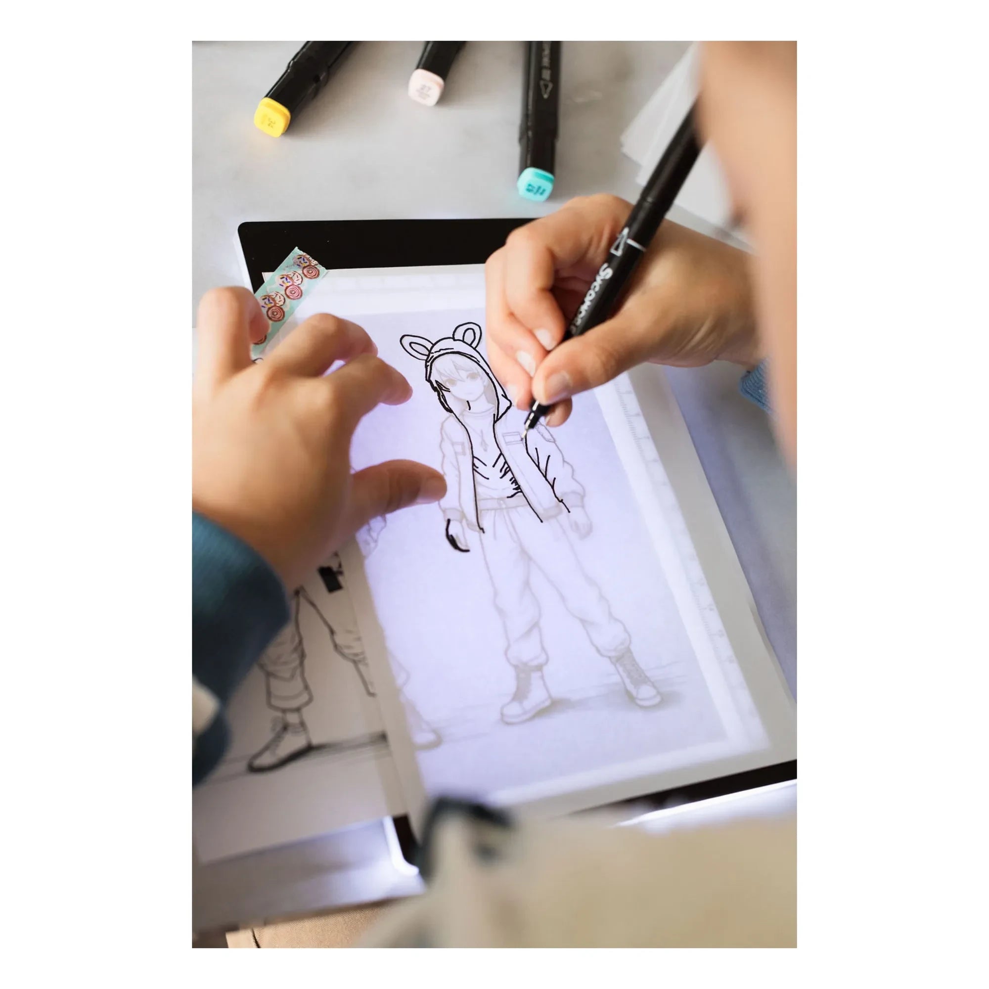 Sycomore - Manga - Tablet luminoso recargable para crear personajes de Manga