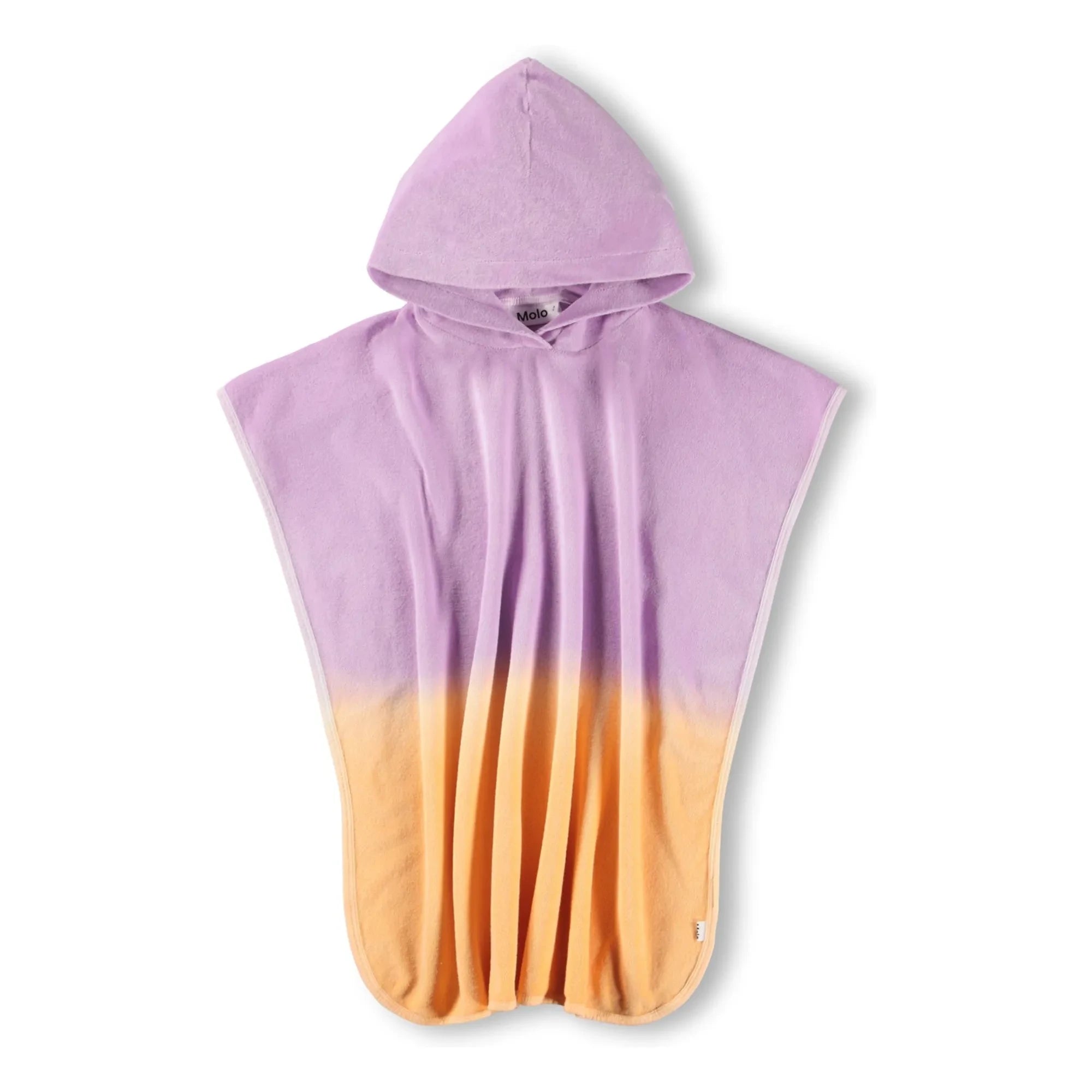 Poncho de playa bicolor Molo | Morado