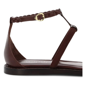 Socque Paris - Sandalias de cuero Palma | Chocolate
