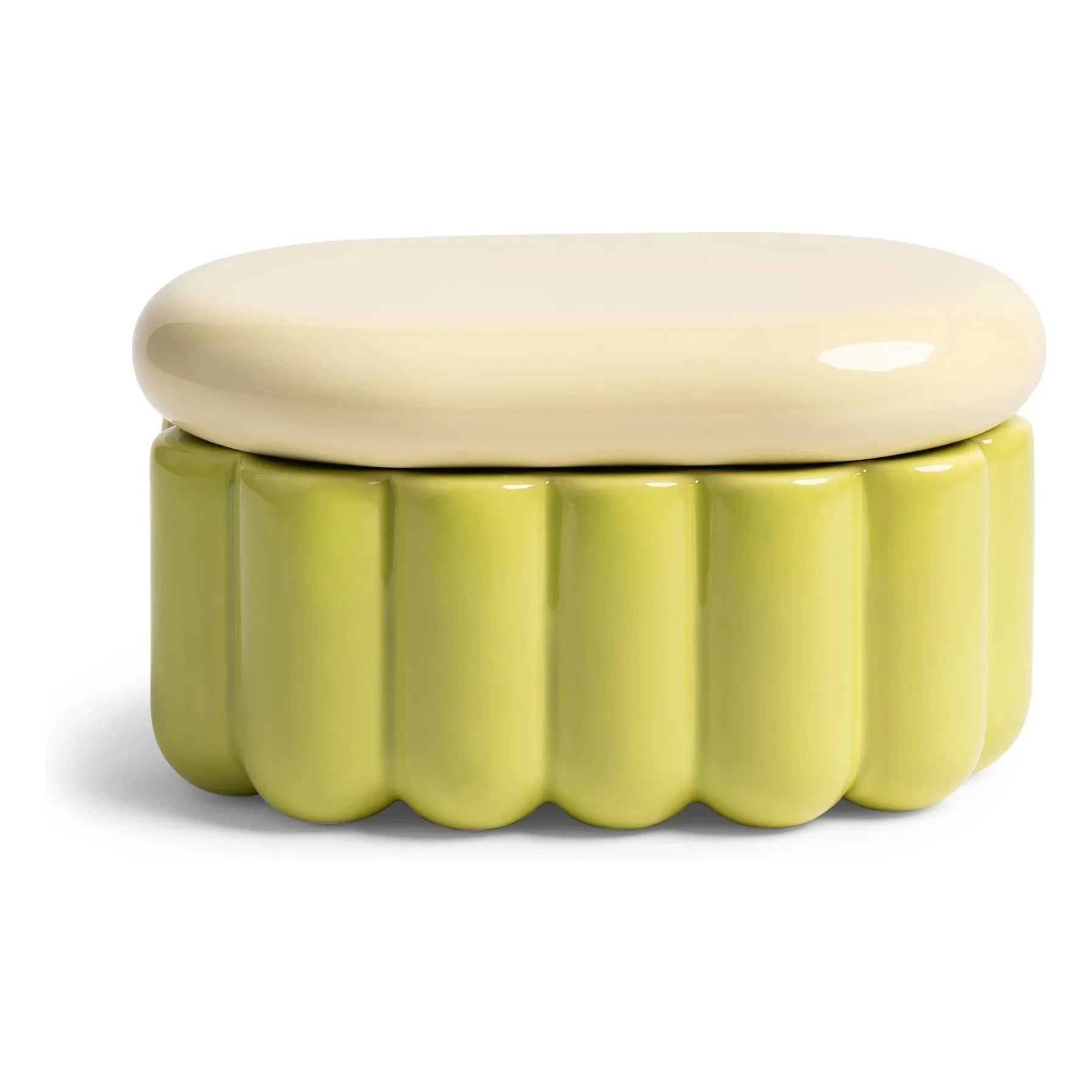 &Klevering - Caja de almacenamiento rectangular Charlo | Verde