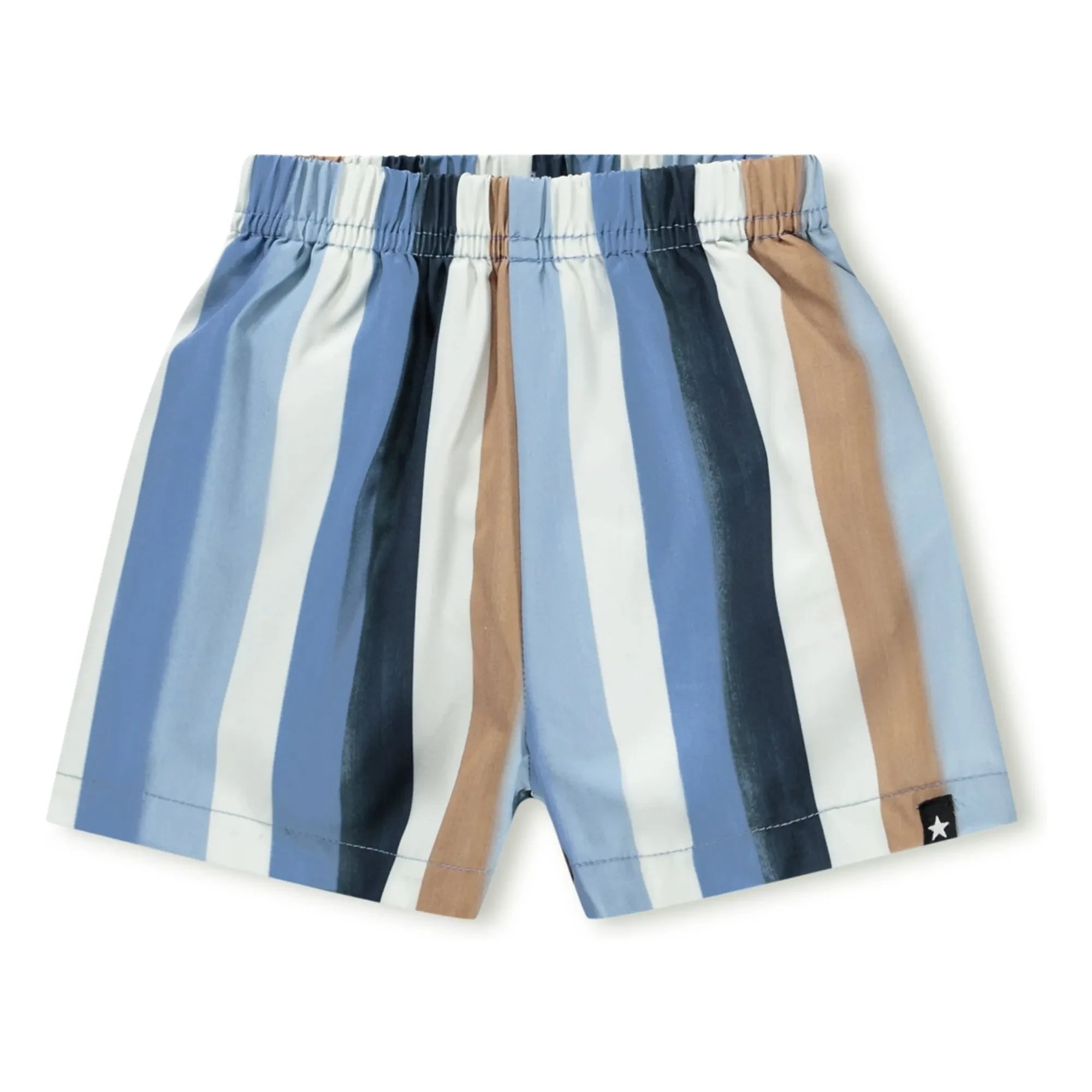 Molo - Shorts de baño a rayas Newton con fibra reciclada | Azul