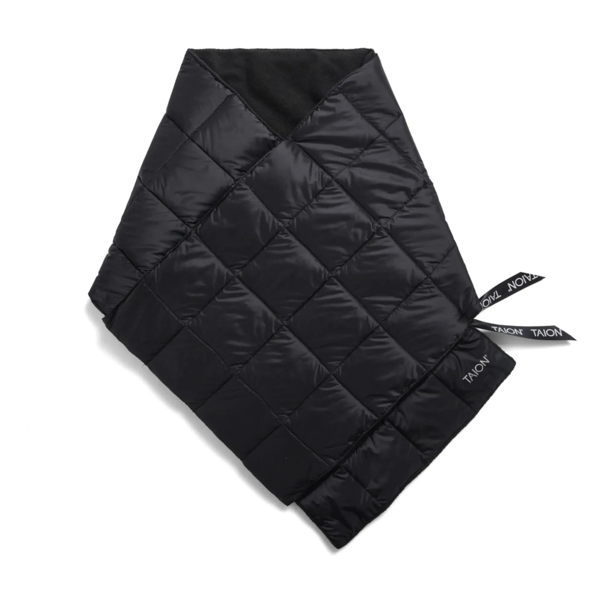 Taion - Bufanda acolchada | Negro