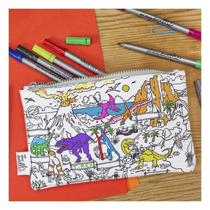 EatSleepDoodle - Set para Colorear Dino