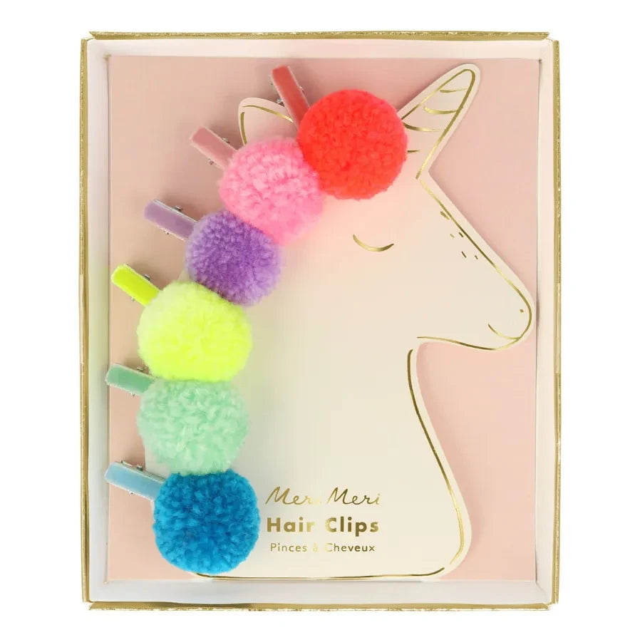 Meri Meri - Coletero con pompón - Pack de 6