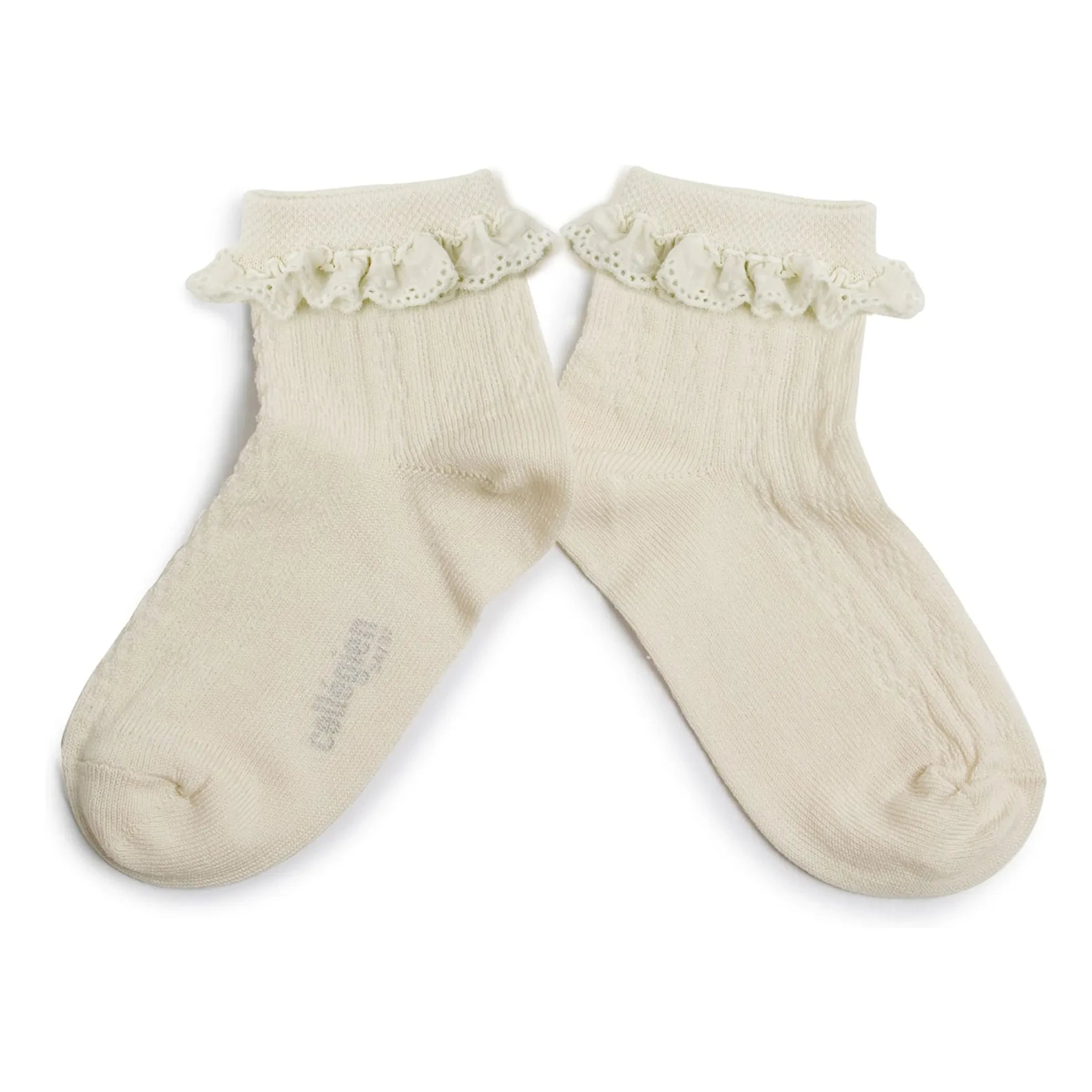 Collégien - Calcetines Marie-Antoinette | Blanco roto