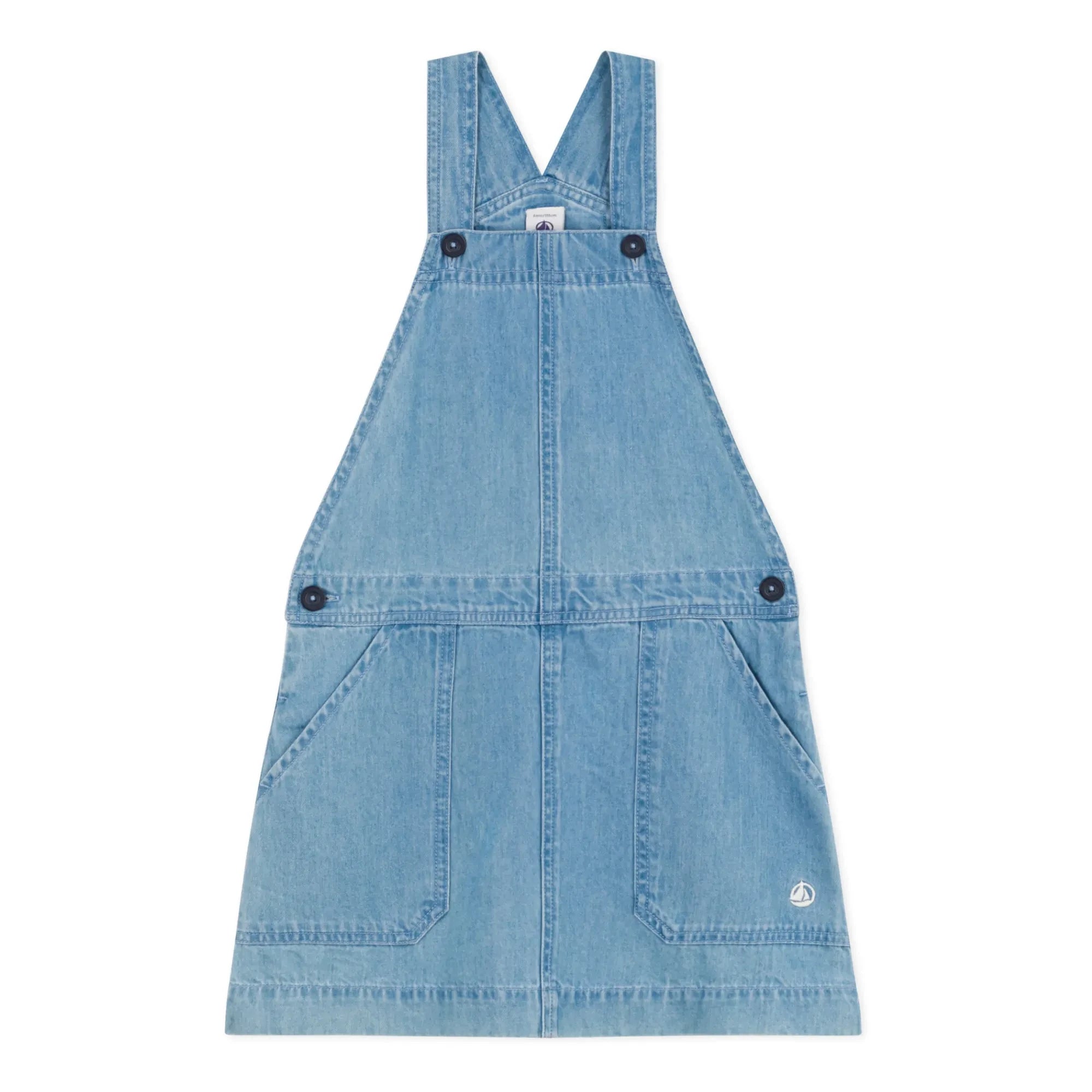 Petit Bateau - Vestido Meduse Denim Tulum | Azul denim