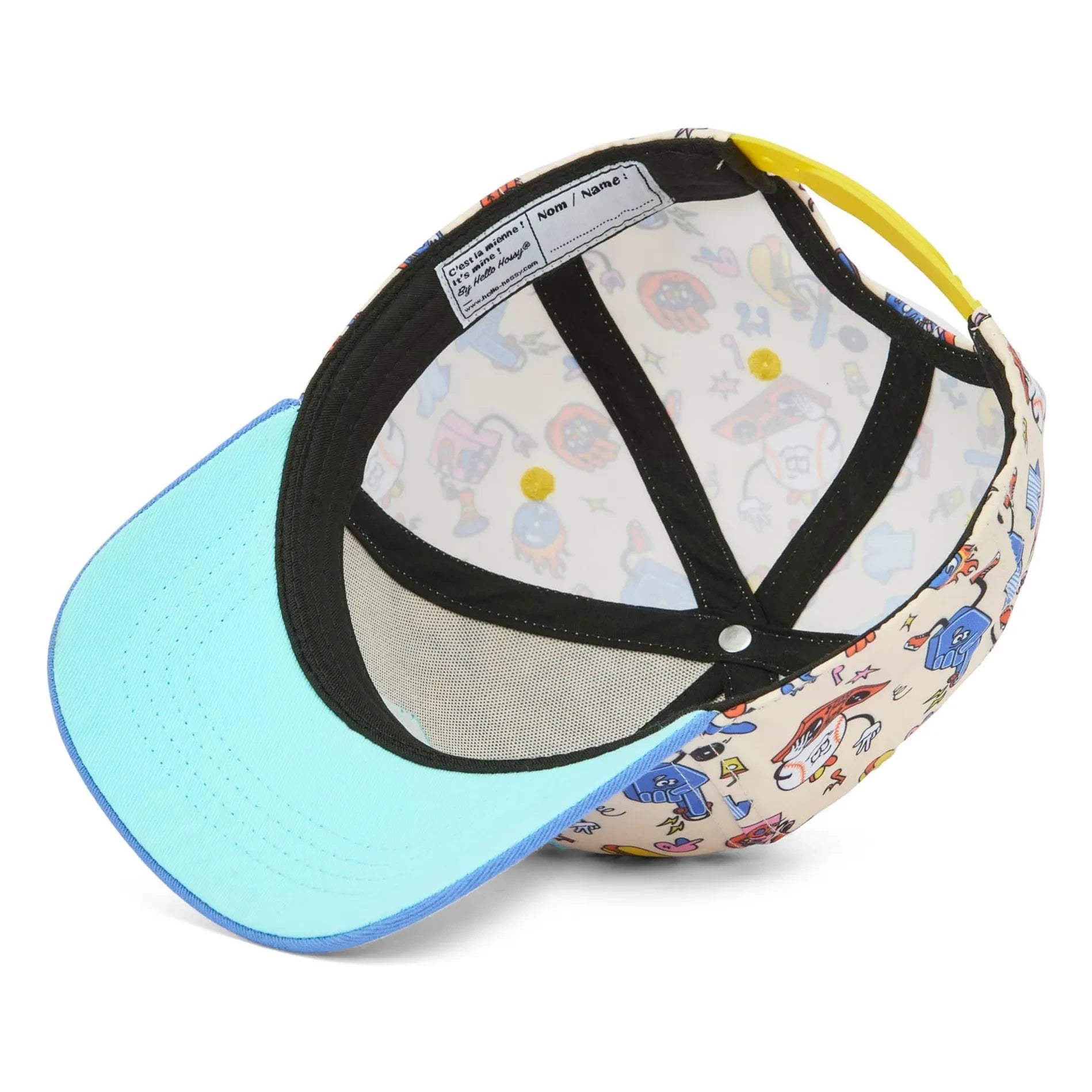 Hello Hossy - Gorra de béisbol con visera curvada de fibra reciclada | Azul