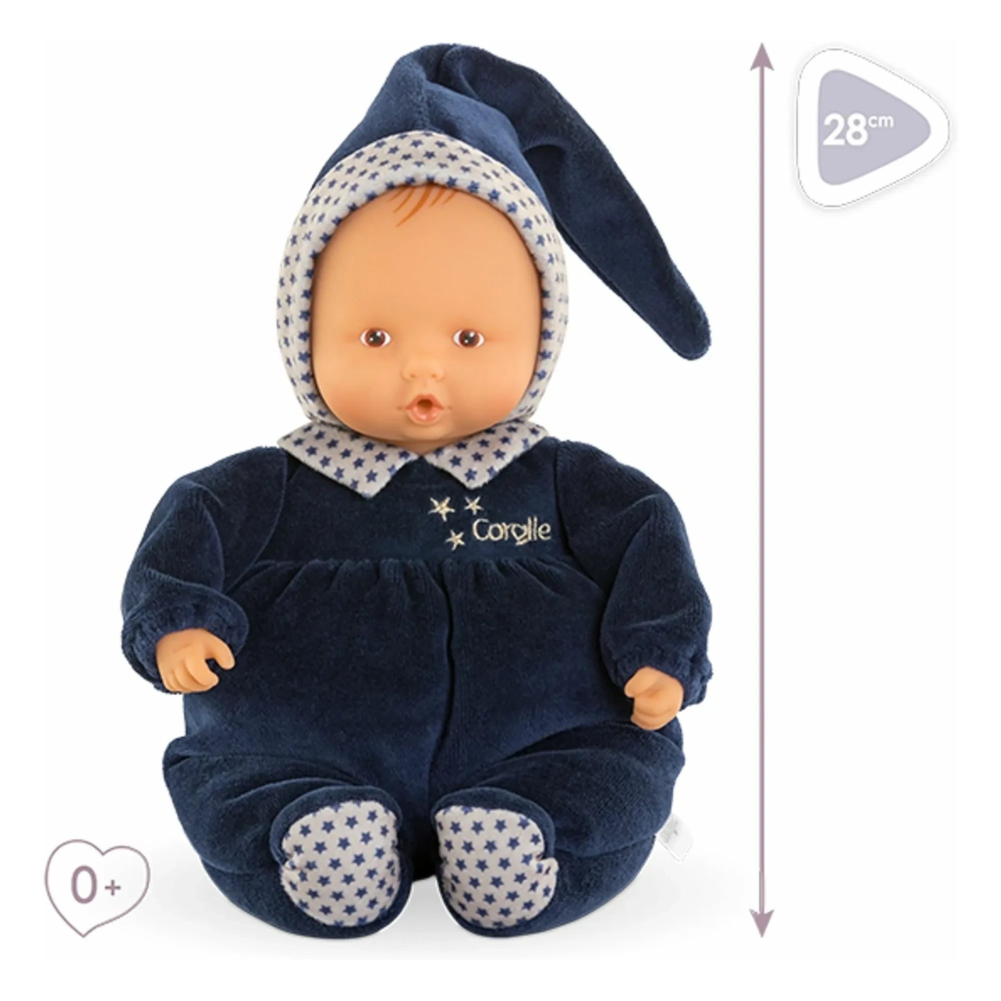Corolle - Mi peluche - Babipouce Rêves d'Etoiles | Azul noche