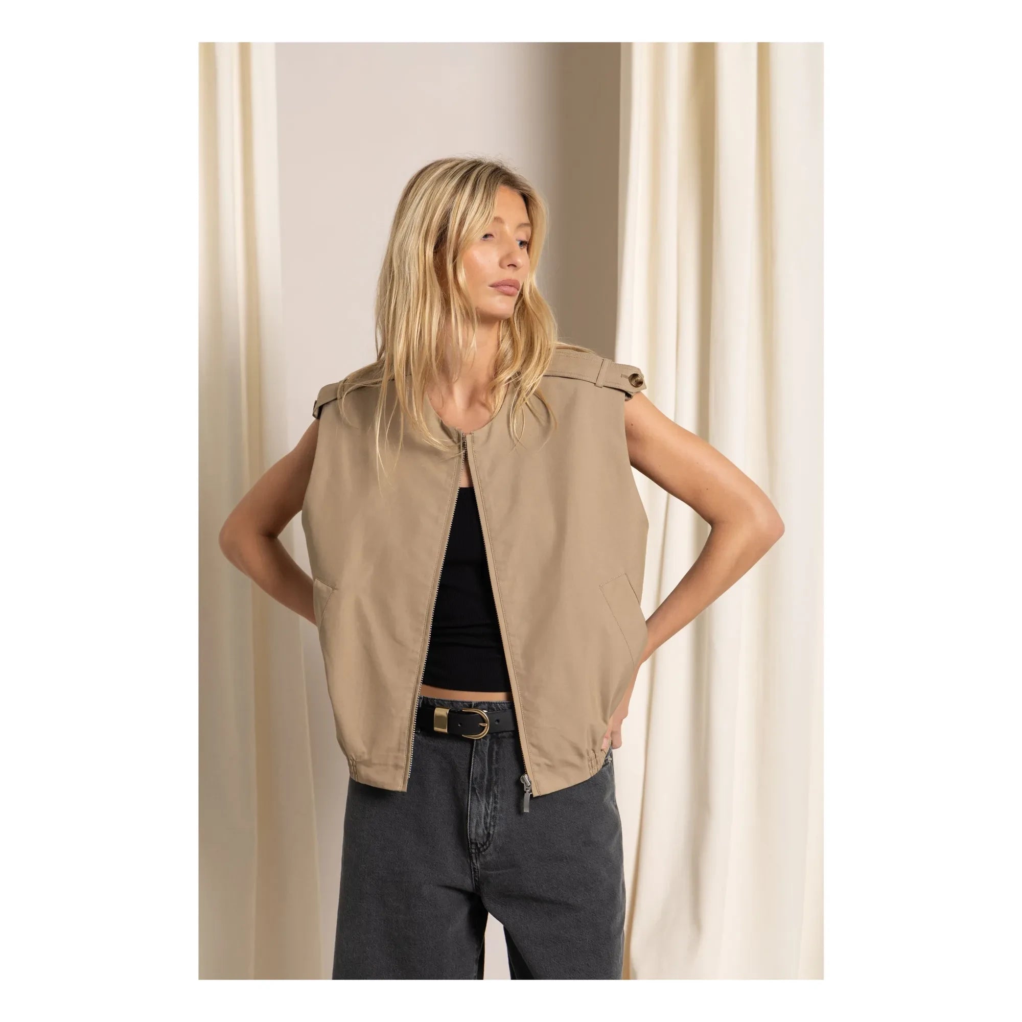 Smallable Woman - Savannah Chaleco sin Mangas | Beige