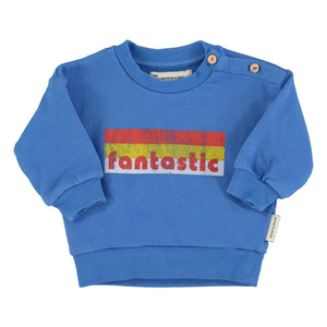 Piupiuchick - Sudadera fantástica de algodón orgánico | Azul