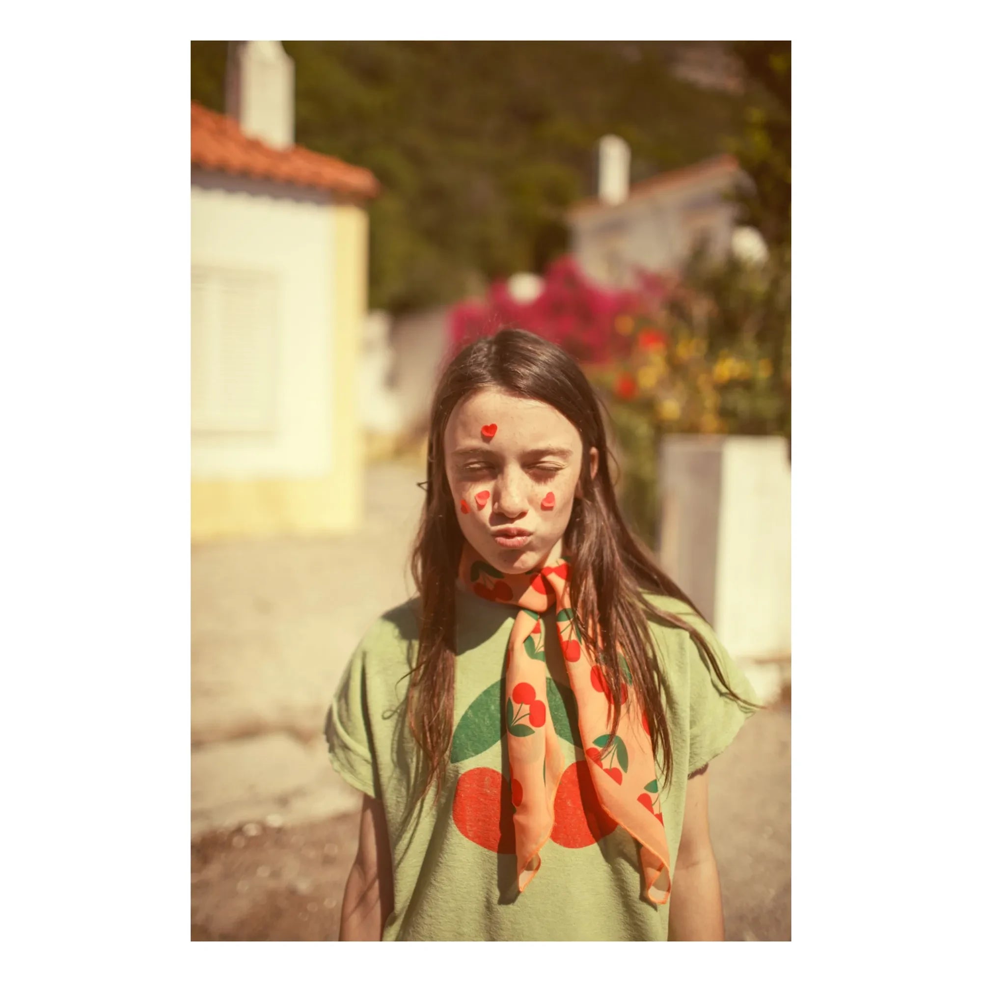 Piupiuchick - Camiseta Esponja de Algodón Orgánico Ma Chérie | Verde Oliva