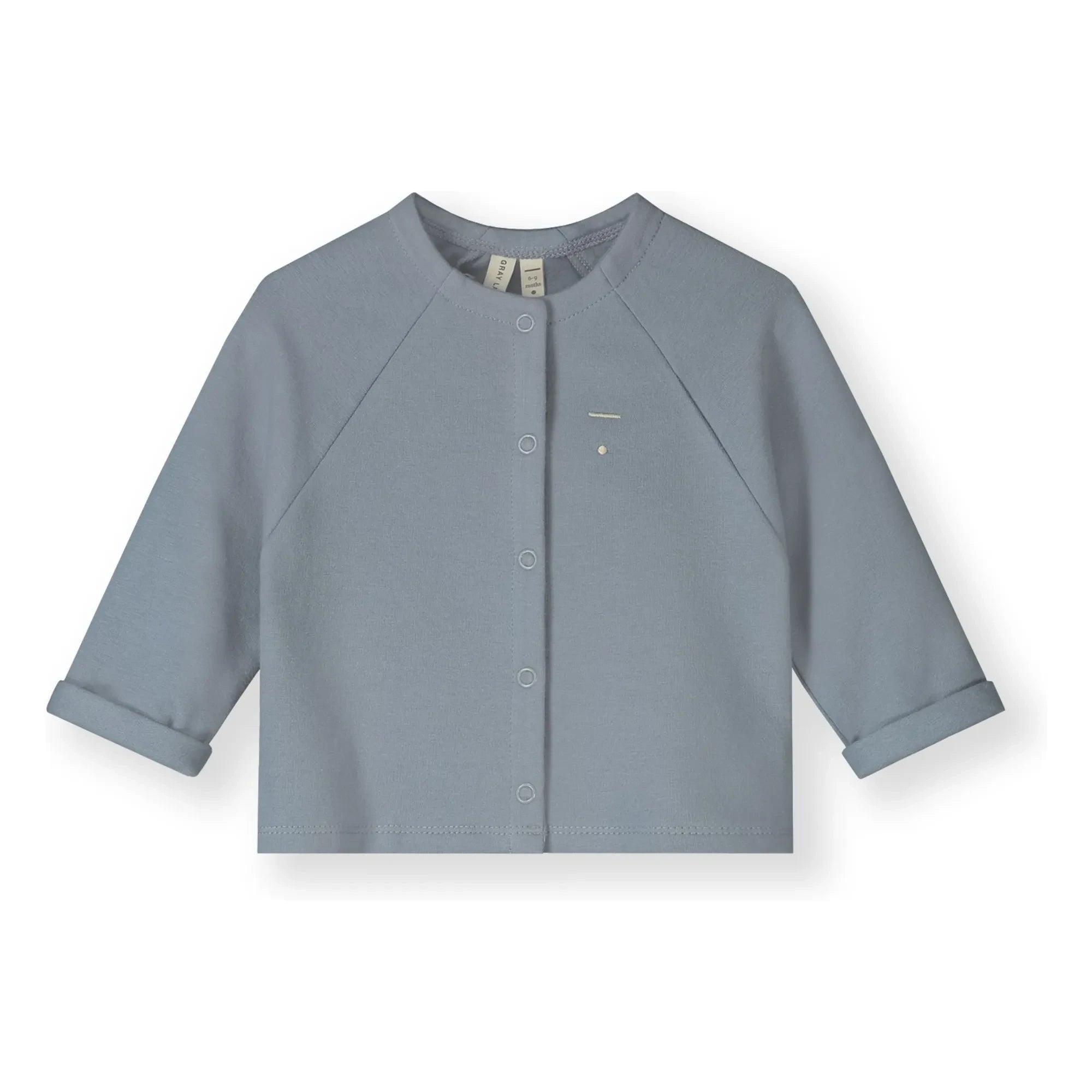 Gray Label - Cárdigan mini de algodón orgánico | Azul hielo