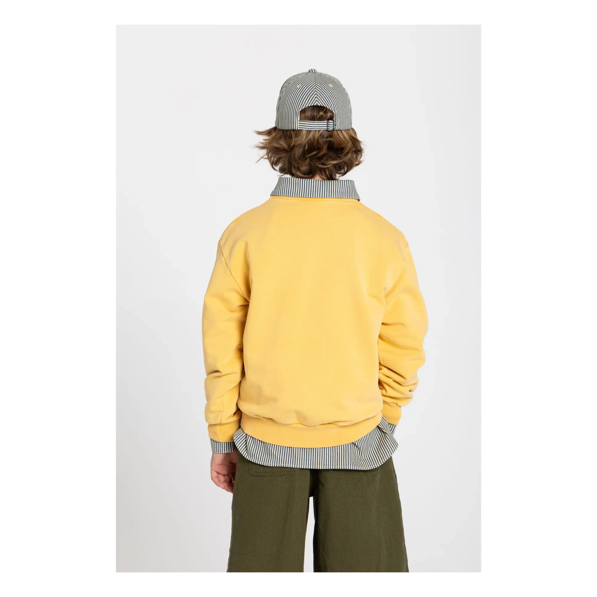 Hundred Pieces - Gorra a rayas Orbit | Verde oscuro