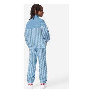 Lacoste - Conjunto de chaqueta y pantalón de chándal de fibra reciclada con monograma | Azul claro