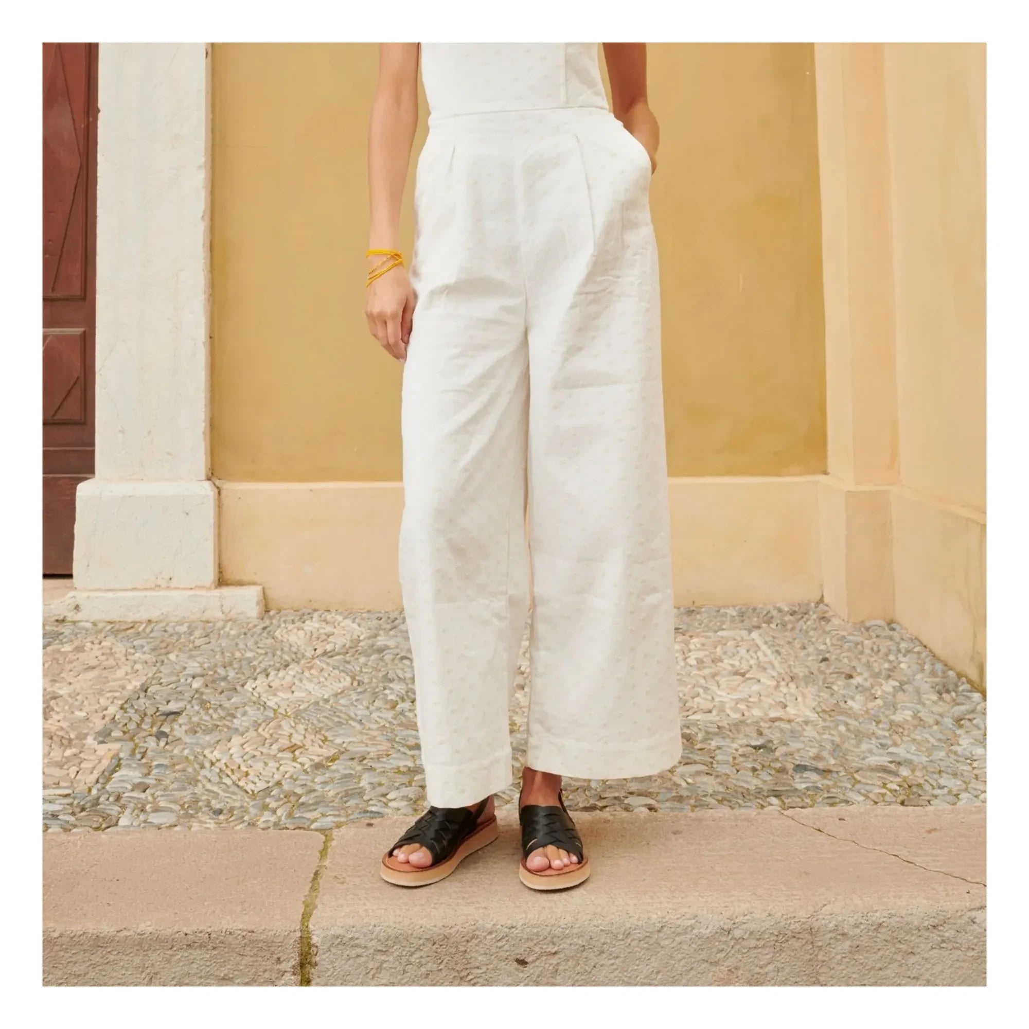 Mapache - Sandalias de piel | Negro