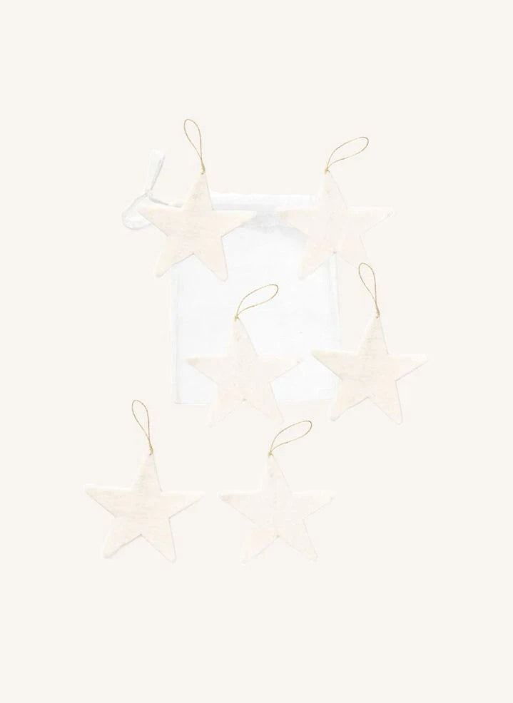 Muskhane - “Shooting Stars” Guirnalda de fieltro | Crudo