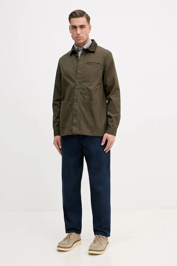 Camisa de algodón Barbour OXTOWN para hombre