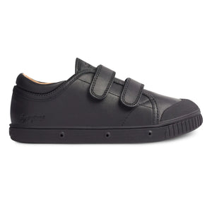 Spring Court - Zapatillas Deportivas Bajas de Piel Nappa con Velcro G2 | Negro