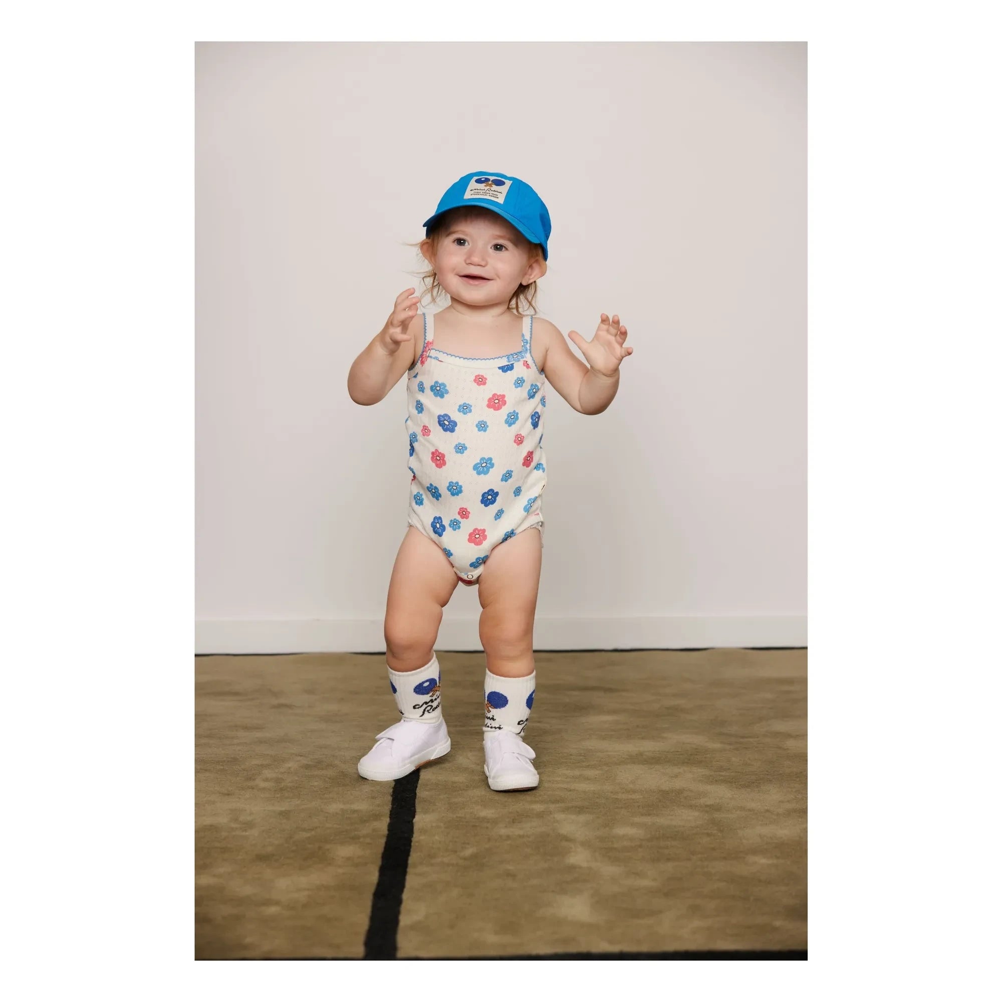 Mini Rodini - Gorra Ping Pong Fibra Reciclada | Azul