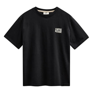 Anerkjendt - Camiseta Akvillads Coffee Please | Negro