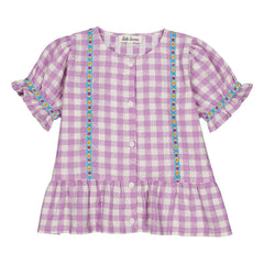 Hello Simone - Blusa Vichy Zoli | Lavanda