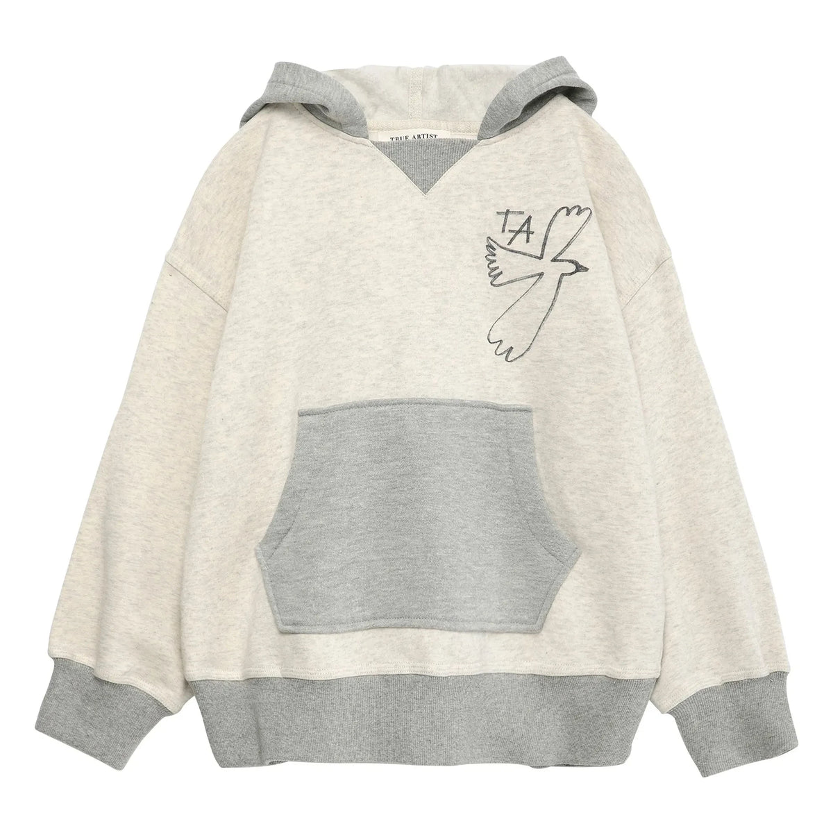 True Artist - Sweat N°16 | Gris jaspeado