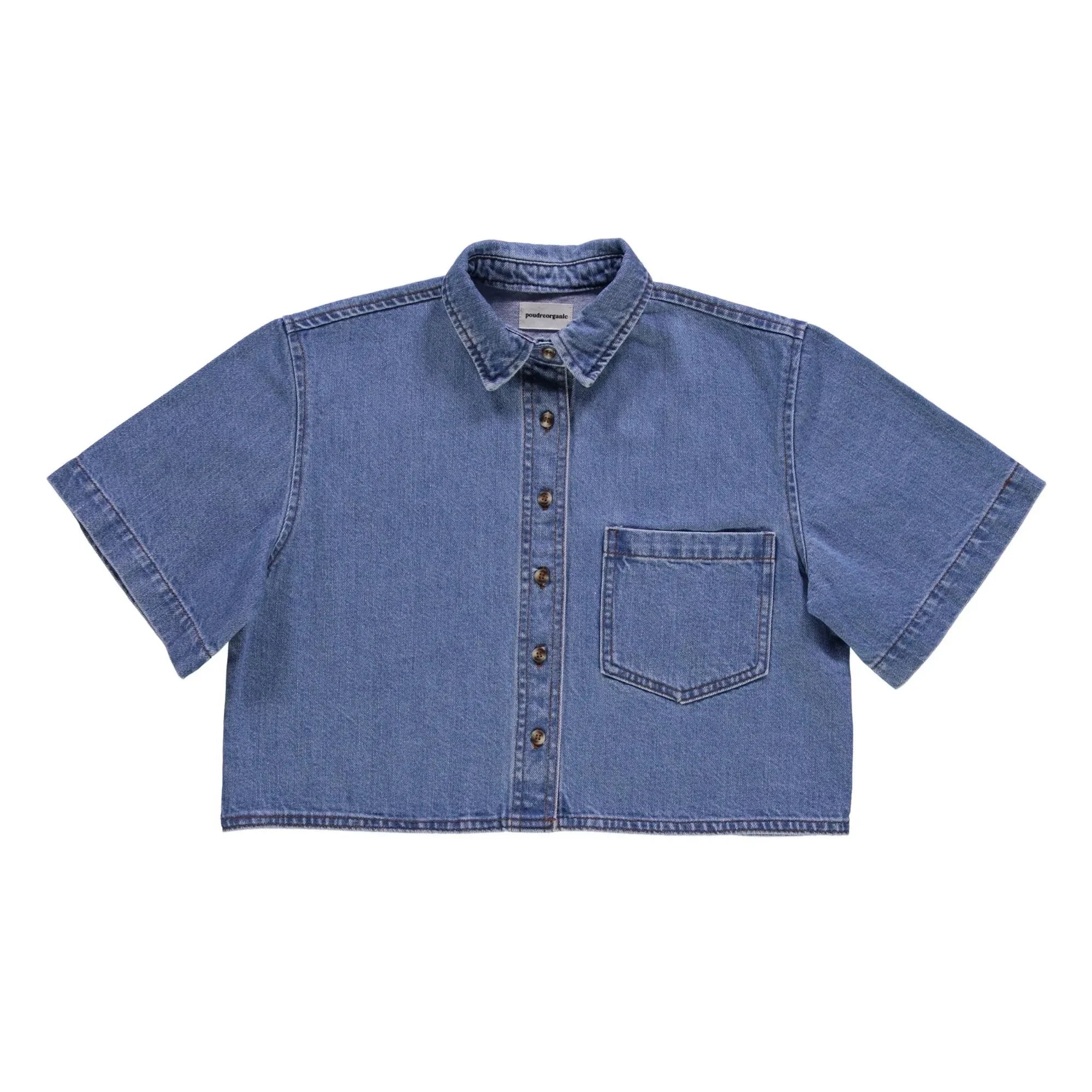 Poudre Organic - Camisa Vaquera Carvi | Azul